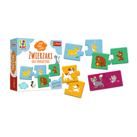 Gra edukacyjna dla dzieci Zwierzaki ABC Malucha Trefl 01940