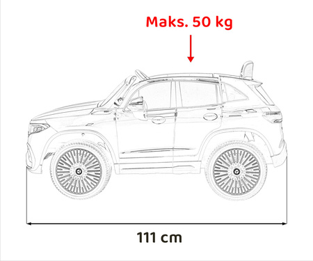 Pojazd Mercedes Benz EQA 250 Czarny