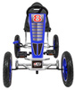 Gokart Full Ahead AIR na pedały dla dzieci 3+ Niebieski + Regulacja siedziska + Pompowane koła + Hamulec ręczny