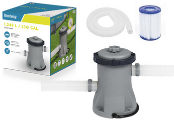 Filtrująca Pompa basenowa 1249l/h BESTWAY + Wymienny filtr I
