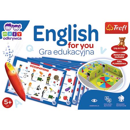 Gra Edukacyjna English for you Magiczny ołówek Trefl 02113