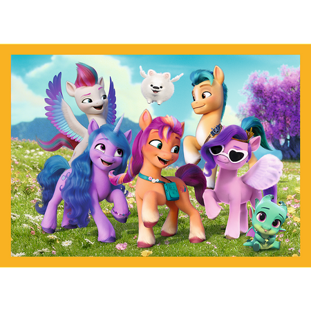 Puzzle - 4w1 (35, 48, 54, 70) - Poznaj kucyki Pony - My Little Pony - Trefl 34624