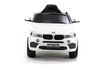 Auto na Akumulator BMW X6 Białe Skóra, EVA