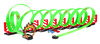 Ekstremalny Tor Wyścigowy dla dzieci 3+ Pętle 360 stopni + 2 Autka rajdowe + Części konstrukcyjne 36 el.