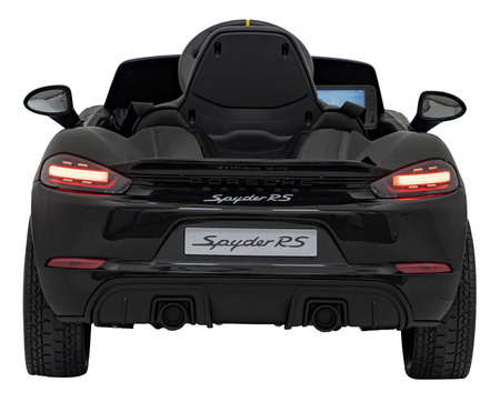 Pojazd Porsche Spyder RS 718 Czarny MP4