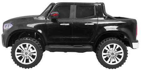 Mercedes Benz X-Class dla dzieci Czarny Pickup + Pilot + Napęd 4x4
