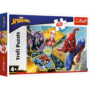 Puzzle - 60 - W sieci - Spiderman - Trefl 17372