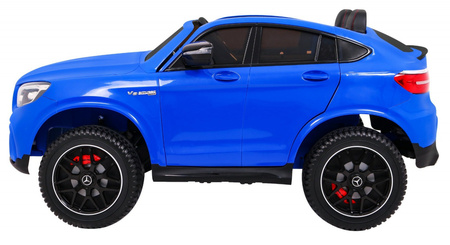 Auto Mercedes GLC 63S dla dzieci - Niebieski SUV + Napęd 4x4