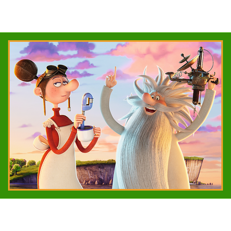 Puzzle - 4w1 (35, 48, 54, 70) - Świat Smoka Diplodoka - Trefl 34663