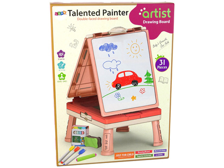 Tablica 3w1 Wielofunkcyjna Dwustronna Stolik Do Gier Chińczyk