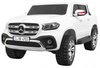 Mercedes Benz X-Class dla dzieci Biały Pickup + Pilot + Napęd 4x4