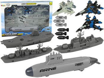 Zestaw Armii Morskiej Okrętowa Baza Wojskowa Odrzutowce Bomby Wyrzutnia