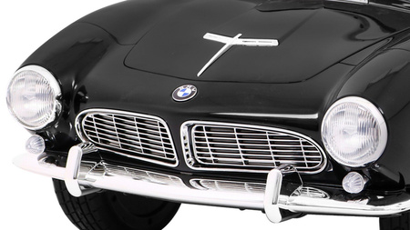 Autko BMW 507 Retro elektryczne dla dzieci Czarny Roadster