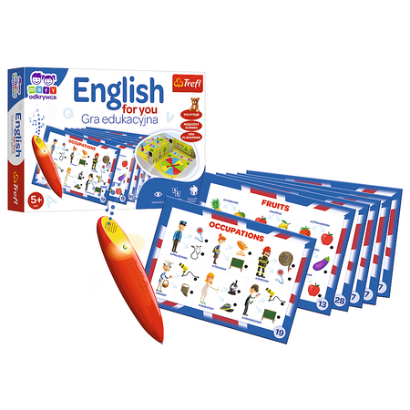 Gra Edukacyjna English for you Magiczny ołówek Trefl 02113