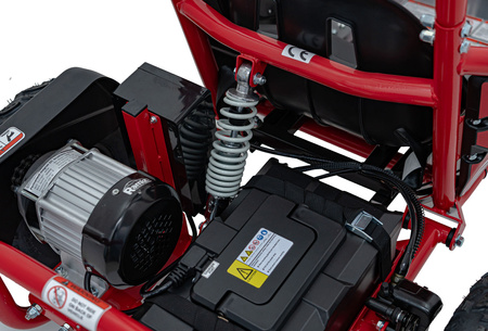 Pojazd Gokart Elektryczny MAIGHTY Czerwony