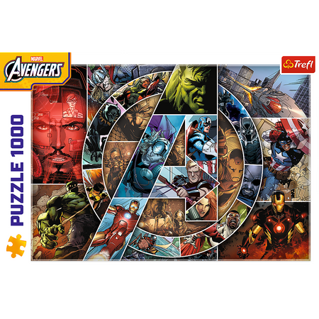 Puzzle - 1000 - Avengers: Bohaterowie - Trefl 10934
