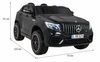Auto Mercedes GLC 63S Czarne -  SUV dla dzieci + Napęd 4x4