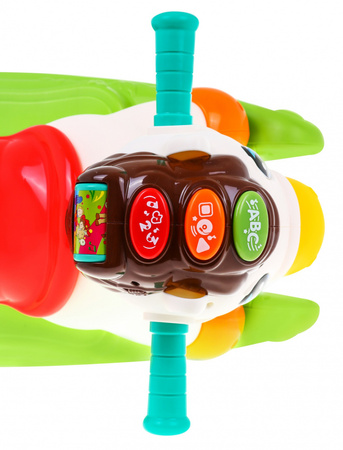 Konik na biegunach Jeździk 2w1 dla dzieci 18m+ Interaktywne funkcje + Dźwięki Światła