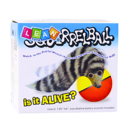 Piłka z Puszystą Fretką Ogon Zabawka Interaktywna Dla Dzieci