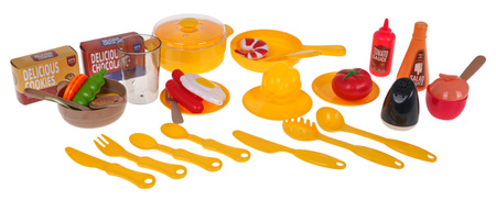 Kuchnia Aneks Kuchenny z Funkcją Świateł 43el. Różowa