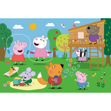 Puzzle - 24 Maxi - Zabawy na polanie - Świnka Peppa - Trefl 14342