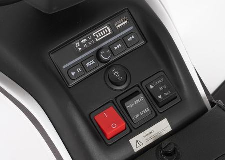 Pojazd Quad Fast Wheel Biały