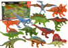 Zestaw Figurki Dinozaury 12 sztuk Kolorowe
