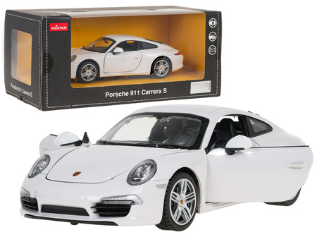Autko Metalowe 1:24 Porsche 911 Biały RASTAR