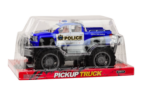 Samochód Policyjny Pickup Niebieski Terenowy Wóz Policji