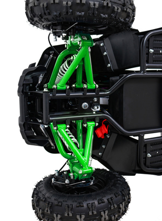 Quad HIPERFECT na akumulator Zielony 35km/h + Silnik 1000W + Koła pompowane + Regulacja siedzenia