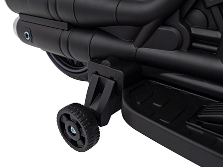 Motorek Chopper FASTER na akumulator dla dzieci Biały + Radio FM + Panel audio + LED