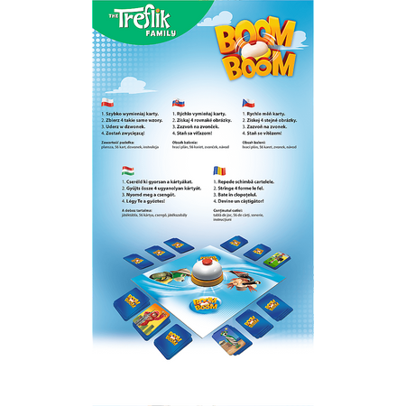 Gra zręcznościowa Boom Boom Rodzina Treflików Trefl 02122