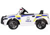 Auto na Akumulator Samochód Policyjny Biały