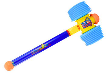 Duży Młotek Zabawkowy Miękki Niebieski 60CM