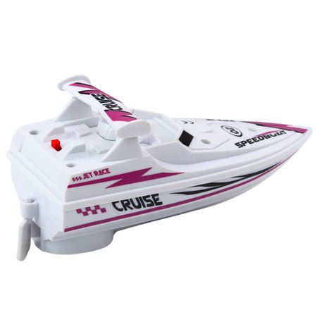 Łódź Motorówka Na Baterie Biała Pływająca Wodna