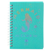 Notatnik W Linie Holograficzna Syrenka Turkusowy A6 80 Kartek