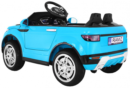 Autko Rapid Racer elektryczne dla dzieci - Niebieski SUV + Pilot