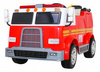Wóz Straż Pożarna na akumulator dla dzieci + Armatka wodna + Megafon + Kogut strażacki + Pilot