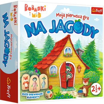 Moja pierwsza gra Na Jagody Bobaski i Miś Trefl 02063