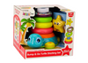 Piramidka Jeżdżący Żółwik 2w1 Układanka Kółka Światła Dźwięki