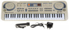 Beżowy Keyboard dla dzieci 5+ Mikrofon + Nagrywanie + USB MP3 - model nr 811