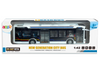 Elektryczny Autobus Miejski 1:42 Metalowy Światła Biały