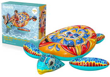 Dmuchany Materac Żółw 183 x 173 cm Bestway 41523