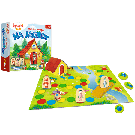 Moja pierwsza gra Na Jagody Bobaski i Miś Trefl 02063