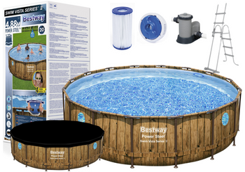 Basen ogrodowy stelażowy 488 x 122 cm Bestway 56725