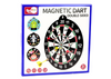 Dwustronna Tarcza Magnetyczna Rakieta Rzutki 6Szt