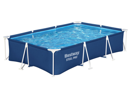 Basen Stelażowy Steel Pro 300x201x66 Prostokątny BESTWAY