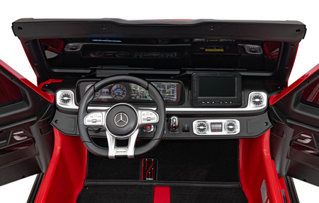 Pojazd Mercedes Benz G63 AMG XXL MP4 Czerwony