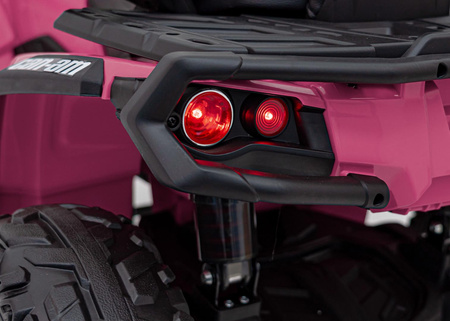 Quad Can Am Outlander ATV z Pilotem Różowy