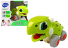 Dinozaur Na Kółkach Zielony Figurka